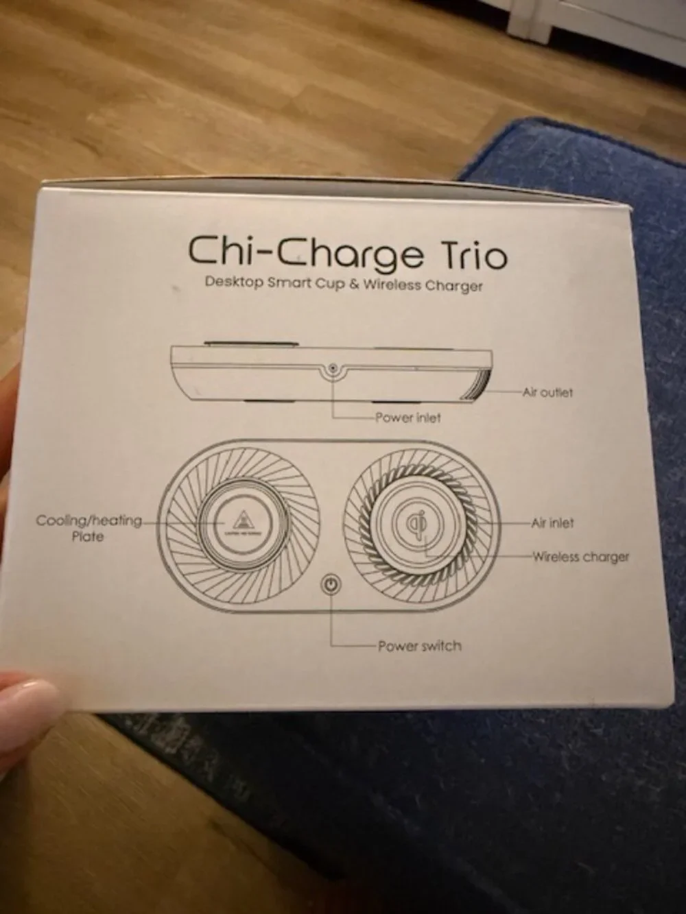 Chi-Charger Trio - Phone Charge + Beverage Center NEW